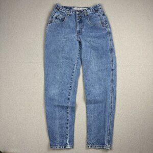 Vintage Zena High Waist Tapered Leg Mom Cotton Jeans USA 29x30.5 Sz 12 80s Punk